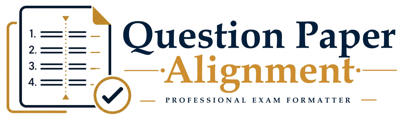 Question Paper Alignment